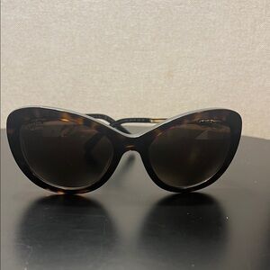 Authentic Chanel Tortoise polarized with pearls Sunglasses 5340-H-A c714/S9